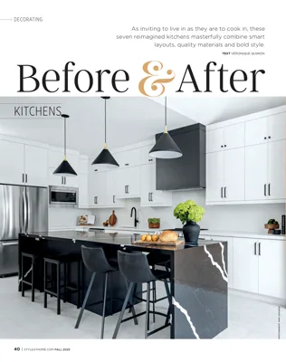 Style at Home, Before & After: Kitchens